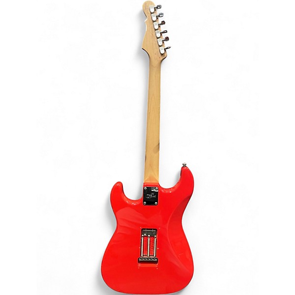 Used 2014 G&L Fullerton Legacy Deluxe Fiesta Red Solid Body Electric Guitar