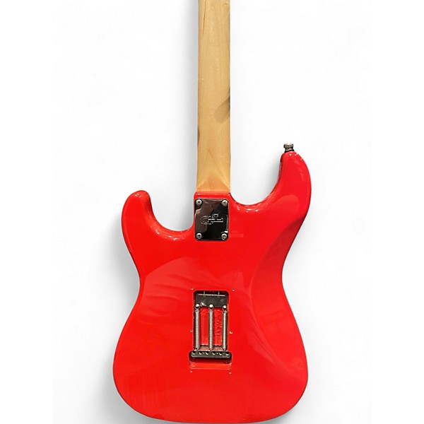 Used 2014 G&L Fullerton Legacy Deluxe Fiesta Red Solid Body Electric Guitar