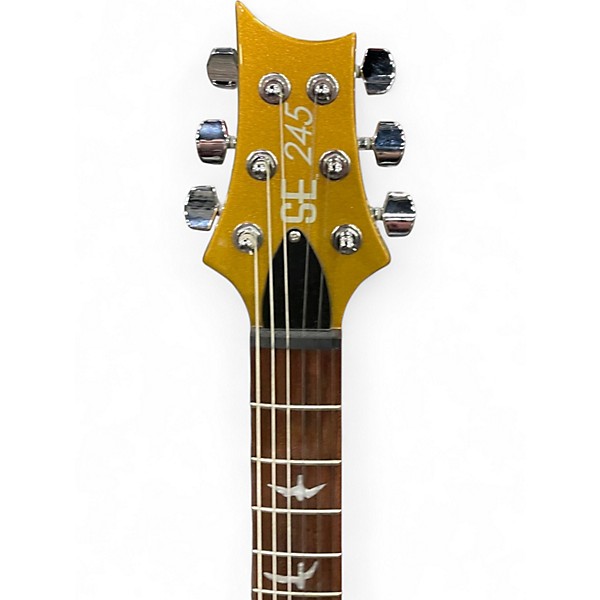 Used PRS SE245 Gold Solid Body Electric Guitar