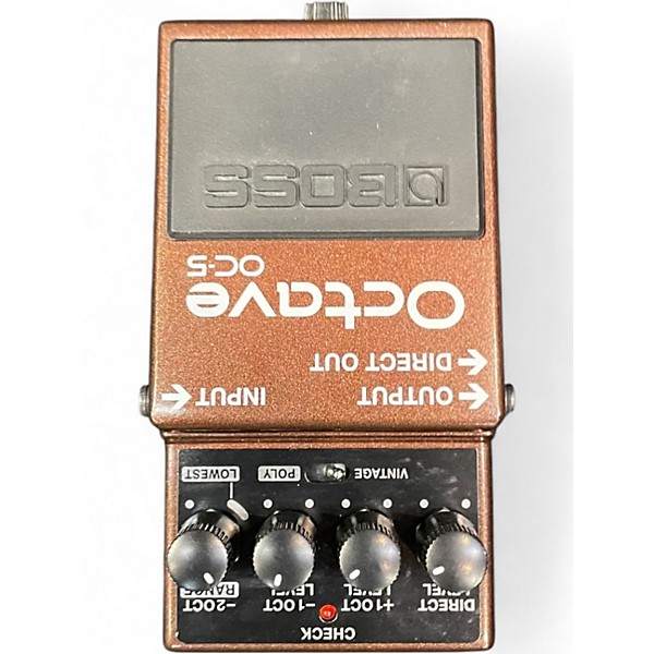 Used BOSS OC5 OCTAVE Effect Pedal