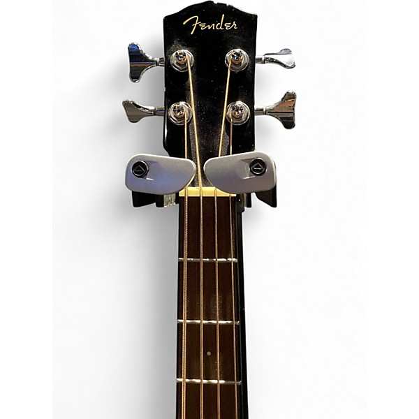 Used Fender CB-60SCE Black Acoustic Bass Guitar