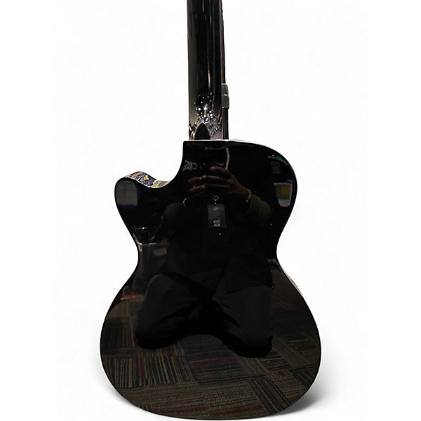 Used Fender CB-60SCE Black Acoustic Bass Guitar