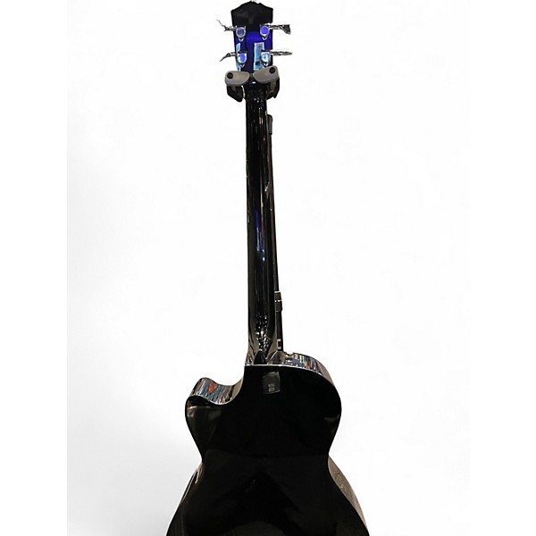 Used Fender CB-60SCE Black Acoustic Bass Guitar