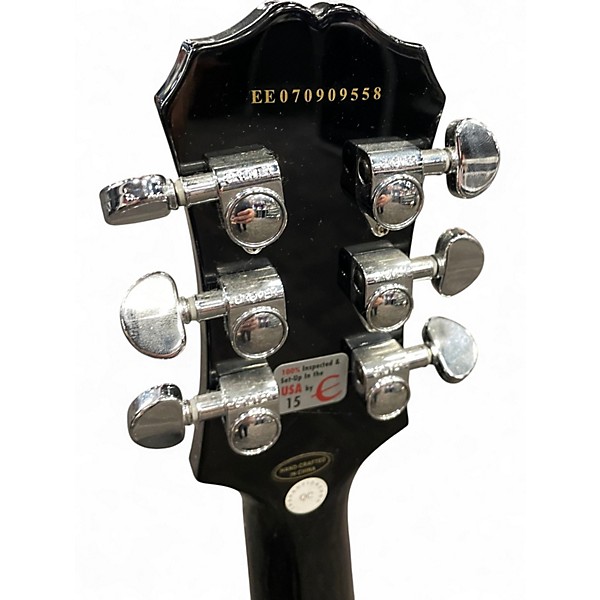 Used Epiphone Les Paul Studio Black Solid Body Electric Guitar