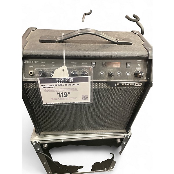 Used Line 6 Spider V 30 1x8 Guitar Combo Amp