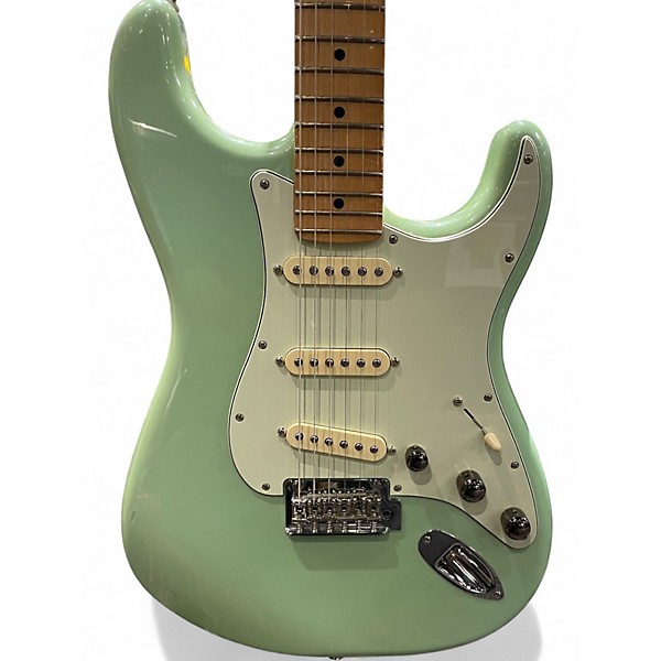 Used Fender 70TH ANNIVERSARY PLAYER STRATOCASTER Surf Green Solid Body Electric Guitar