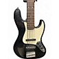 Used Squier Classic Vibe 70s Jazz Bass Black and White Electric Bass Guitar