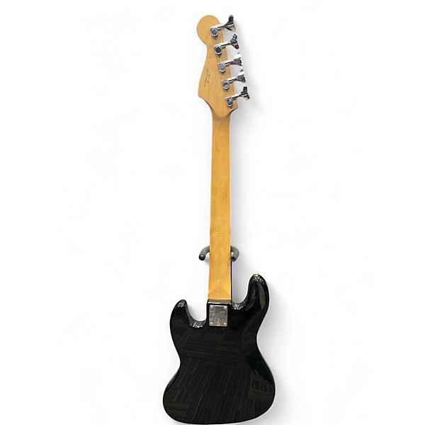 Used Squier Classic Vibe 70s Jazz Bass Black and White Electric Bass Guitar