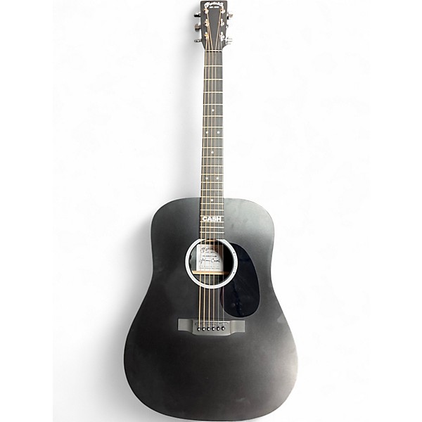 Used Martin dx johnny cash black Acoustic Electric Guitar