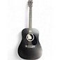 Used Martin dx johnny cash black Acoustic Electric Guitar thumbnail