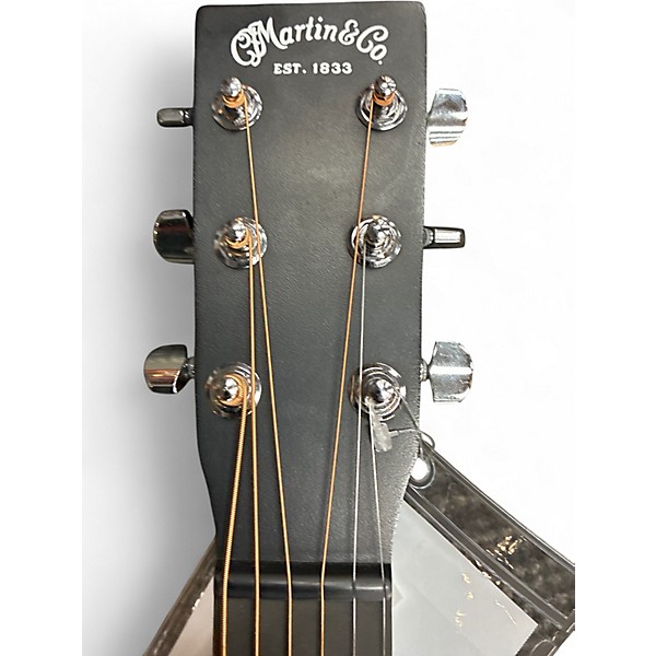 Used Martin dx johnny cash black Acoustic Electric Guitar