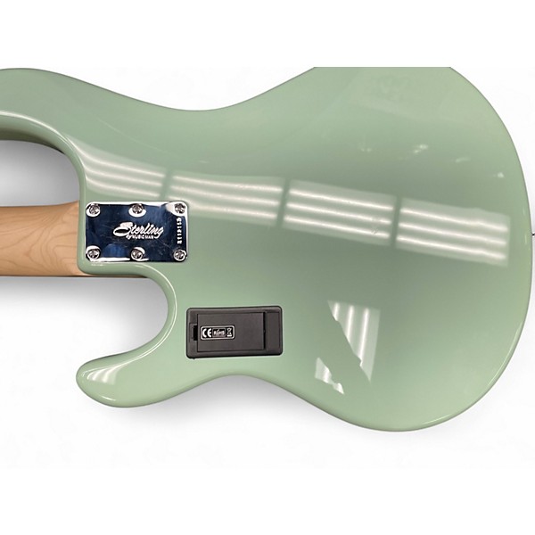 Used 2013 Sterling by Music Man Ray5 5 String Mint Green Electric Bass Guitar