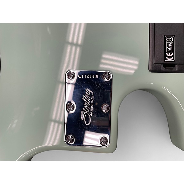 Used 2013 Sterling by Music Man Ray5 5 String Mint Green Electric Bass Guitar