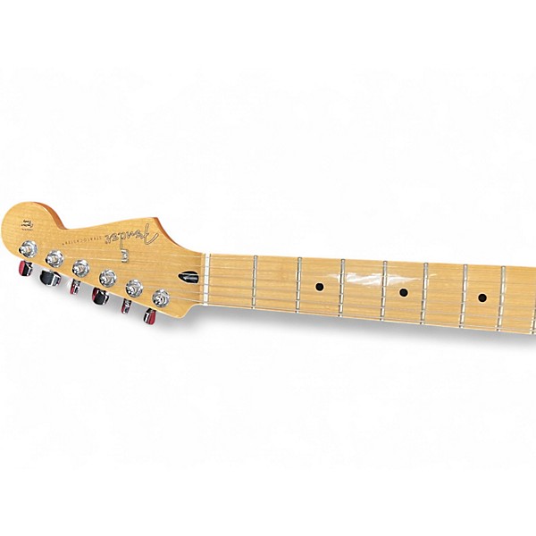 Used 2018 Fender Player Stratocaster Yellow Solid Body Electric Guitar