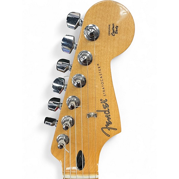 Used 2018 Fender Player Stratocaster Yellow Solid Body Electric Guitar