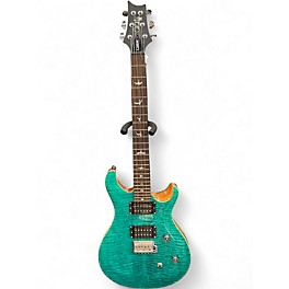 Used PRS SE Custom 24 Turquoise Solid Body Electric Guitar