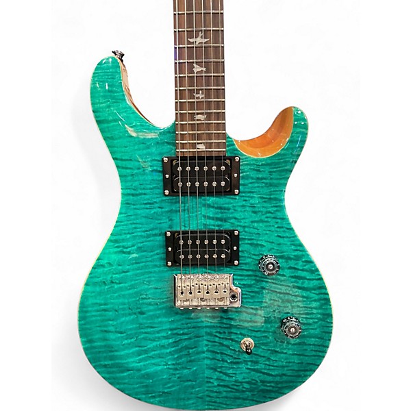 Used PRS SE Custom 24 Turquoise Solid Body Electric Guitar