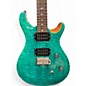 Used PRS SE Custom 24 Turquoise Solid Body Electric Guitar