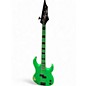 Used Dean Custom Zone 4-String Nuclear Green Electric Bass Guitar