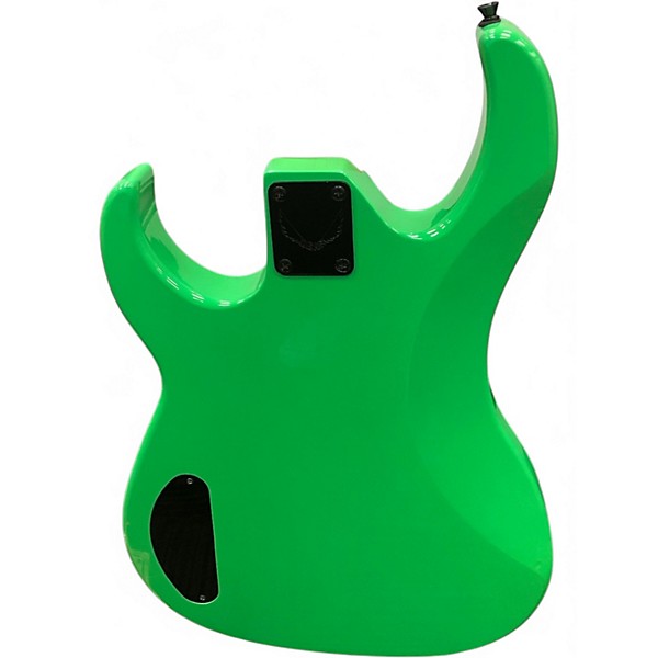 Used Dean Custom Zone 4-String Nuclear Green Electric Bass Guitar