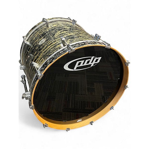 Used PDP by DW 4 Piece Platinum Black and Gold Drum Kit