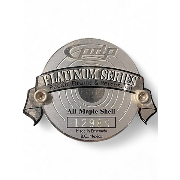 Used PDP by DW 4 Piece Platinum Black and Gold Drum Kit