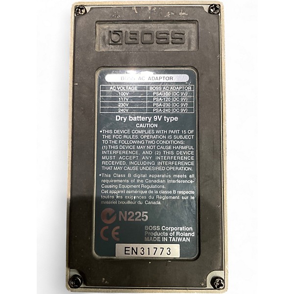 Used BOSS TU2 Chromatic Tuner Pedal