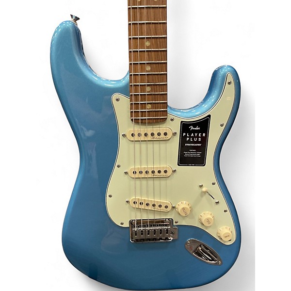 Used Fender PLAYER PLUS Baltic Blue Solid Body Electric Guitar