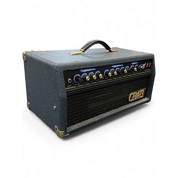 Used Crate BV120H Blue Voodoo 120W Tube Guitar Amp Head