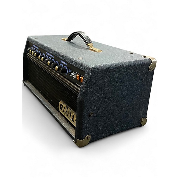 Used Crate BV120H Blue Voodoo 120W Tube Guitar Amp Head