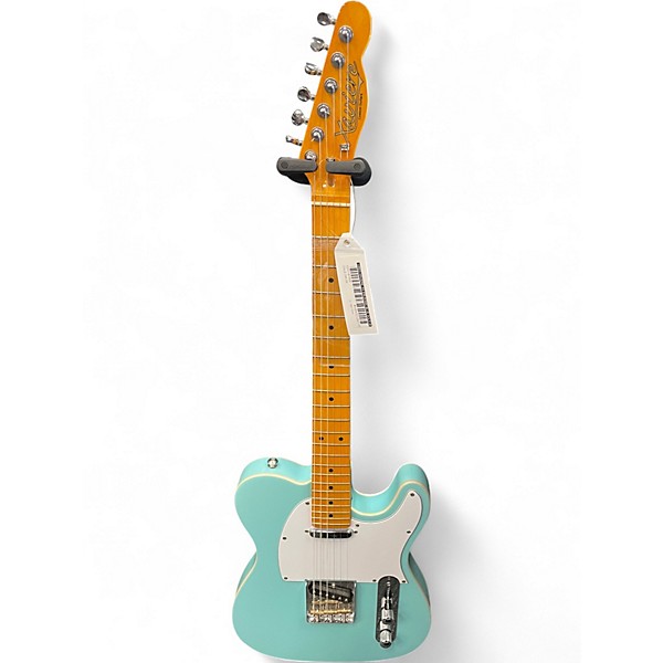 Used Xaviere XV-830 Sonic Blue Solid Body Electric Guitar