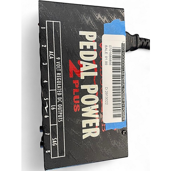 Used Voodoo Lab Pedal Power 2+ Power Supply