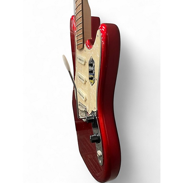 Used Squier Cyclone Candy Apple Red Solid Body Electric Guitar