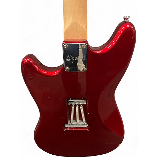 Used Squier Cyclone Candy Apple Red Solid Body Electric Guitar