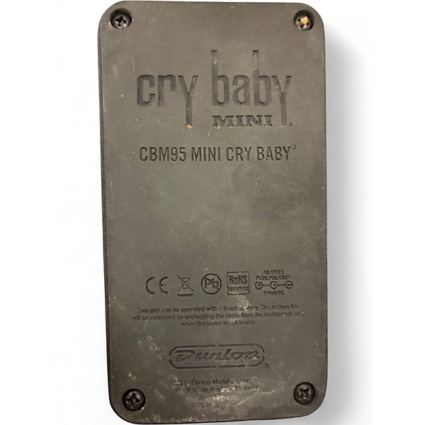 Used Dunlop CBM95 Cry Baby Mini Wah Effect Pedal