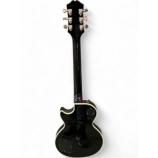 Used Epiphone Les Paul Custom Silver Solid Body Electric Guitar