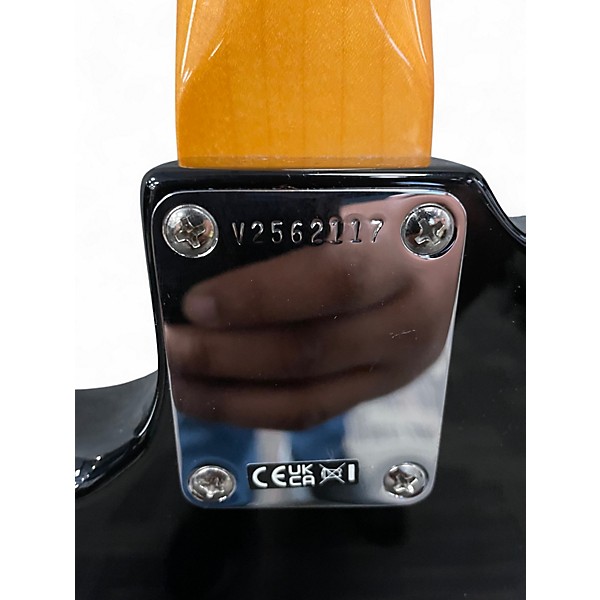 Used Fender Johnny Marr Signature Special Jaguar Black Solid Body Electric Guitar