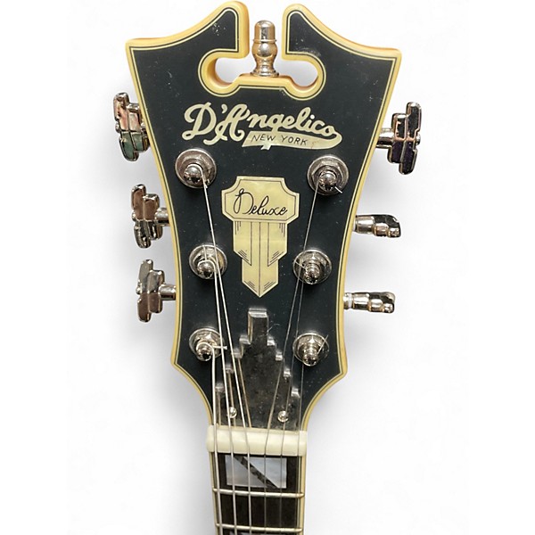 Used D'Angelico DELUXE ATLANTIC Natural Solid Body Electric Guitar