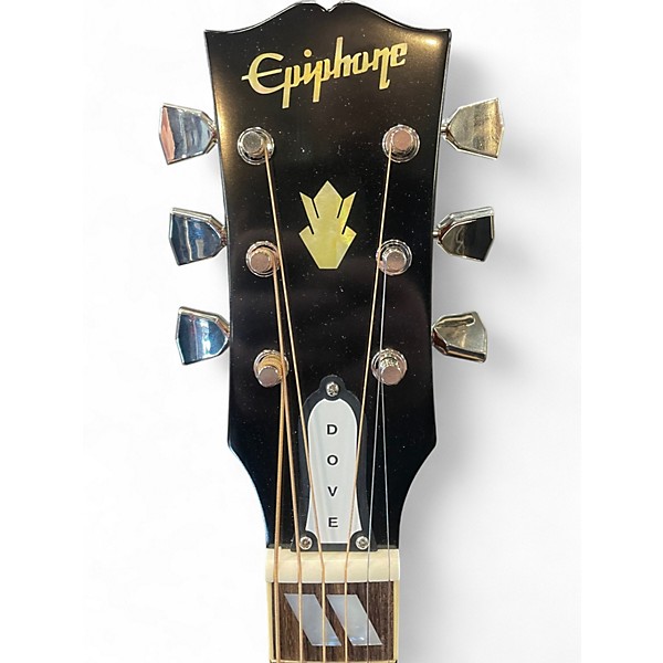 Used Epiphone Inspired by Gibson 1963 Dove Reissue Natural Acoustic Electric Guitar