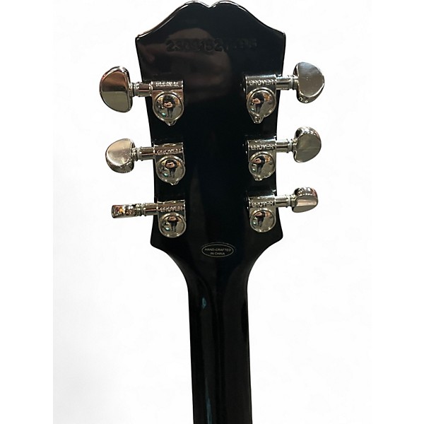 Used Epiphone Les Paul Custom Silverburst Solid Body Electric Guitar