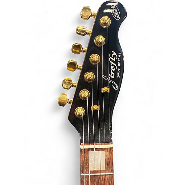 Used Firefly Pure  Series T-Style Black Solid Body Electric Guitar