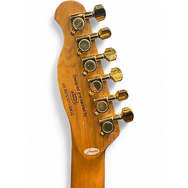 Used Firefly Pure  Series T-Style Black Solid Body Electric Guitar