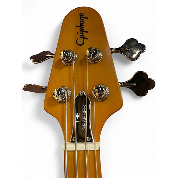 Used Epiphone GRABBER NATURAL Electric Bass Guitar