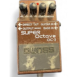 Used BOSS OC3 Super Octave Effect Pedal