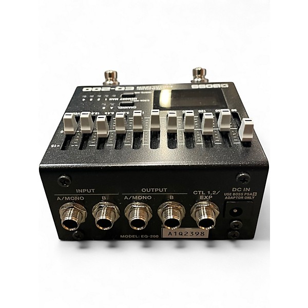 Used BOSS EQ200 Graphic Equalizer Pedal