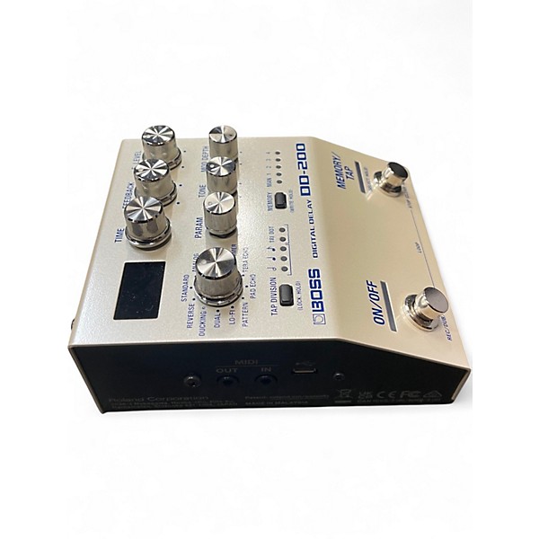 Used BOSS DD200 Digital Delay Effect Pedal