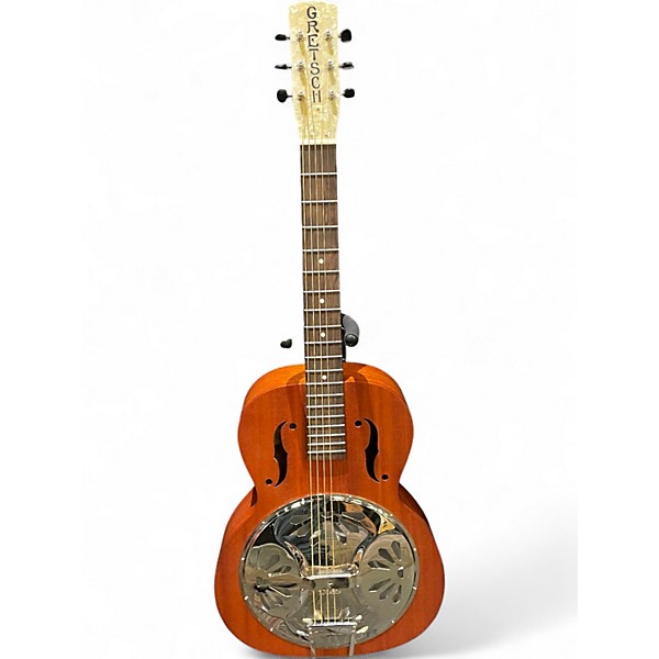 Used Gretsch Guitars G9200 Boxcar Round Neck Natural Resonator Guitar