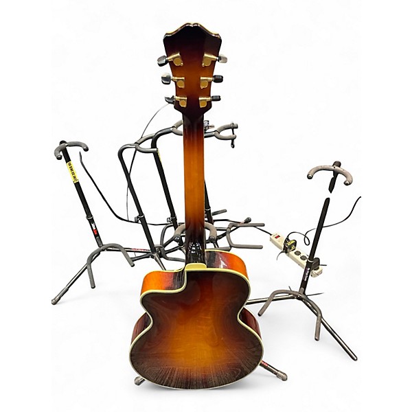 Used Eastwood AR805 2 Tone Sunburst Hollow Body Electric Guitar