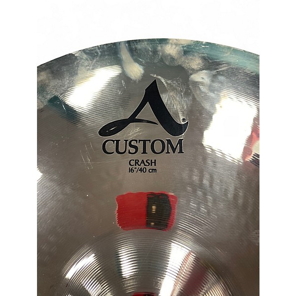 Used Zildjian 16in A Custom Crash Cymbal