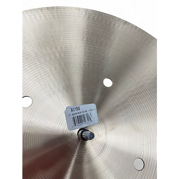 Used Zildjian 14in QUICK BEAT BOTTOM 14 Cymbal